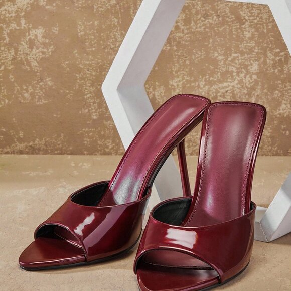 Red Violet Party Women's Pointed Toe High Heel Stiletto - Picture 3 of 6